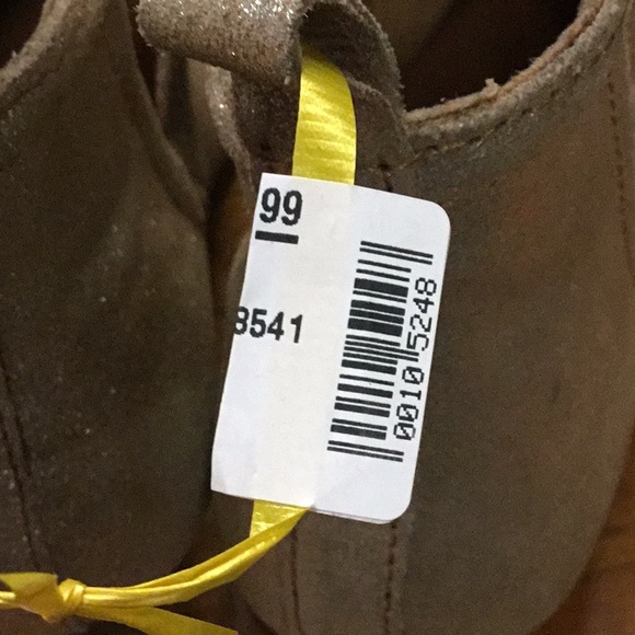 Diba.True Gold Suede Booties. - Picture 6 of 6